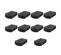 Healifty 10pcs Piano Hammer Rubber Caps for Digital and Electric Keyboards, Black Rubber Material with Realistic Touch and Dynamic Response, Replacement Accessories for Keyboard Hammer