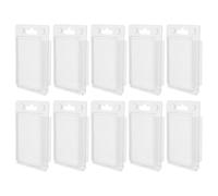 Healifty 10pcs Plastic Clamshell Storage Box with Lid 88x30x123mm, Blister Packaging Case for Small Electronic Products and Protective Shipping Container