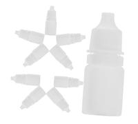 Healifty 10pcs Plastic Eye Dropper Bottles Pump Dispenser Bottles for Eye Liquid Portable Refillable Squeezable Dropper for Travel