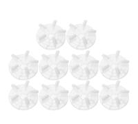 Healifty 10pcs Plastic Nail Art Practice Stand Base Reusable Nail Art Display Stand for Manicure Training Press Holder Support Base
