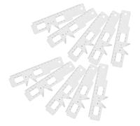 Healifty 10pcs Plastic Pupillary Distance Rulers PD Measurement Tool for Eyeglasses Fitting Lightweight Optical Pupil Distance Meter for Accurate Eye Measurement