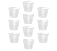 Healifty 10pcs Plastic Rice Measuring Cups 160ml Break-Resistant Cooker Measuring Cup Replacement with Portable Design for Kitchen Meal Preparation