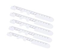 Healifty 10Pcs Pupillary Distance Ruler - Professional Optical PD Ruler for Precise Eye Measurement | Clear Optometry Tool & Dispensing Device for Glasses | Durable Plastic Scale for Home & Clinic Use