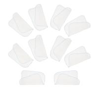 Healifty 10pcs Pure Cotton Face Towels for Newborns, Fast Drying and Does Not Shrink After Washing, Soft Double Layer Cotton Washcloths Suitable for Bathing and Feeding
