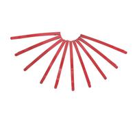 Healifty 10pcs Red Metal Hair Clips for Lightweight Snap Barrettes with Cute Cartoon Anime Design Decorative Cosplay Hair Accessories for Daily Wear and Costume Parties