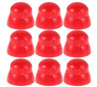Healifty 10pcs Red Plastic Fastener Protection Caps for Playground Equipment Screws and Bolt Covers Safety Plastic Covers for Outdoor Playsets
