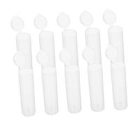 Healifty 10pcs Refillable Plastic Wipes Storage Tubes for Travel Portable Cleaning Wipes Dispenser Barrels with Freshness Seal Multipurpose Containers for Small Items and Makeup Pads