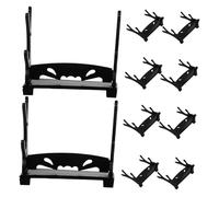 Healifty 10Pcs Sword Display Stand Small Sword Organizer Stable Tabletop Storage Rack for Games Rooms Bedrooms and Living Areas Plastic Design