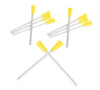 Healifty 10Pcs Triangle Musical Instrument Beaters with Metal and Plastic Mallets, Mechanically Stable Hammer Heads for Protecting Instruments, for Music Education and Performance