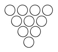 Healifty 10pcs Universal Microphone Shock Mount Suspension Clip with Rubber Bands for Condenser Mic Noise Reduction Anti-vibration Mic Holder for Desktop Stand