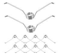 Healifty 10pcs V-Shape Stainless Steel Scissor Springs for Shears Pet Trimming Replacement Springs Livestock Grooming Supplies Garden Pruner Accessories