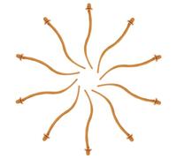 Healifty 10pcs Waterproof Parrot Standing Poles Bird Perches for Cage Universal Bird Resting Sticks with Non-toxic Material Suitable for Indoor and Cockatiels