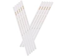 Healifty 10pcs White Fabric Marking Pencils Sewing Tailor for Clothes Cutting Dressmaking Marking Tools Portable Sewing Marker Pens for Quilting and Crafting