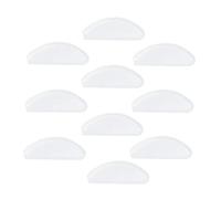Healifty 10pcs White Silicone Nose Pads for Glasses Adhesive Non Slip Thin Eyeglass Nosepads for Sunglasses Spectacles Plastic and Optical Frames Comfortable Fit