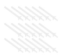 Healifty 110pcs Nose Wax Applicators Disposable Pp Wax Sticks for Safe and Smooth Nasal Hair Removal, Suitable for Men and Women