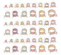 Healifty 115pcs Hose Clamps for Fuel Line: Spring Band Hose Clamps 6-18/20/22mm Id - Carbon Steel Spring Pipe Clips for Automotive Marine Industrial