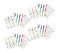Healifty 12 Sheets of Blank Name Stickers with PVC Self-Adhesive for Classification and Long Serving Life, Writable Sticky Labels for Home and Housewarming Organisation