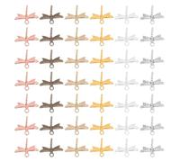 Healifty 120PCS Vintage Alloy Dragonfly Charm Pendants for DIY Jewelry Making, Antique Dangle Pendants for Necklace, Earrings, Bracelets Crafts Accessories
