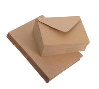 Healifty 120Pcs Vintage Kraft Paper Envelope and Blank Note Card Set with 60 Envelopes and 60 Cards for DIY Wedding Invitations, Holiday Greeting, and Open When Letters