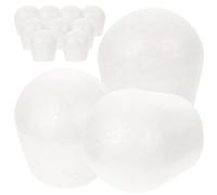 Healifty 12pcs 7.5cm Creative Shaped Foam Cake Dummies for DIY Fondant, Reusable Gathering Fake Cake Models for Wedding and Party Decorations