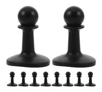 Healifty 12PCS Black Camping Tent Replacement Poles Lightweight Outdoor Tent Support Rods for Backpacking and Hiking with Heavy Duty Upright Frame