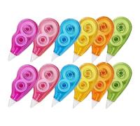 Healifty 12pcs Correction Belt Stationery Student Supplies Large Capacity Correction Tape Writing Tapes Portable Random Color