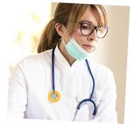 Healifty 12Pcs Disposable Silicone Stethoscope Covers Blue Green Soft Replacement for Doctors Medical Use Easy to Clean Professional Appearance