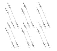 Healifty 12pcs Double-Ended Metal Wire Alligator Clips, DIY Photo Holders and Note Clamps, 4 5 Inch Clips for Wall Pictures and Crafts, Suitable for Hanging or Standing Display