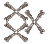 Healifty 12pcs Flute Pivot Screw Metal Repair Accessory for Woodwind Instruments, Silver Universal Compatibility with Long Time Durability, for Student and Professional Musicians