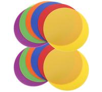 Healifty 12pcs Football Training Sign Discs Soccer Training Equipment Pvc Practical Flat Markers for Football Use on Grounds