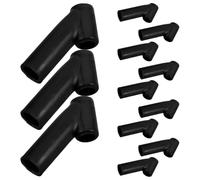 Healifty 12pcs Plastic Kite Connection Tee Parts DIY Rod Connectors for Kite Frame and Support Craft Supplies