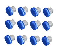 Healifty 12Pcs Round Drink Bottle Caps Airtight Seal Reusable Beer and Glass Bottle Stoppers Random Colors Rust Party Decorative Plugs Random Color
