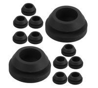 Healifty 12pcs Rv Stove Top Grommets Grate Pads Compatible with Popular Stove Brands for Camping Trailer Kitchens Outdoor Cooking