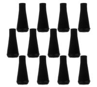 Healifty 12pcs Soft Rubber Practice Arrows Tips for Target Shooting and Outdoor Sports, Quiet Training Blunt Arrowhead Replacements with Safe Design and Urban Environments