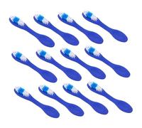 Healifty 12pcs Toothbrushes with Soft Bristles for Prison Use Short Handle Design for Travel Institutional Settings Reliable and Safe Oral Care