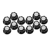 Healifty 12pcs Volume Tone Control Knob for Electric Guitar Effect Pedal Rotate Button Potentiometer Control Knob Suitable for Speaker and Power Amplifier