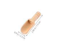 Healifty 12pcs Wooden Spoons for Jars Small Mini Scoops for Spice Tea Coffee Storage Cooking Utensils Compact Design for Easy Measurement and Use