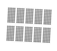 Healifty 15 Sheets Scanning Marker Reflective Film Reference Points Tear-resistant Thick for Optical Measurement Calibration Compatible with Various Scanners and Motion Capture