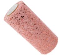 Healifty 15cm X 25-Yard Rose Gold Hexagonal Sequin Tulle Fabric Roll for DIY Craft Wrapping Ribbon, Decorative Gauze Ribbon for Festival and Party Decorations