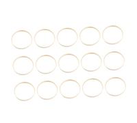 Healifty 15pcs Bamboo Dreamcatcher Rings DIY Craft Hoops for Wall Hanging Tassel Decoration Macrame Jewelry Making Smooth Round Frames for Handmade Projects