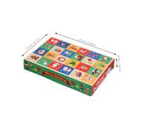 Healifty 15pcs Christmas Advent Calendar Boxes Countdown Paper Gift Boxes for Sweets Candy Treats DIY Holiday Decorations Small Holiday