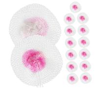 Healifty 15pcs Large Red Kerosene Lamp Mantles Rayon Gas Lantern Covers for Outdoor Camping Lightweight Portable Inverted Mantles Easy to Install with Drawstring Long Burning Replacement