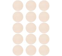 Healifty 15pcs Wooden Disc Hanging Sign Unfinished Wood Slices Shaped DIY Crafts Material for Party Decor