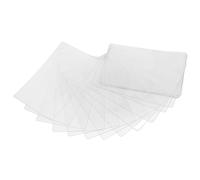 Healifty 16 Pcs PVC Plastic Card Sleeves Double-Sided Protective Badge Inserts Top Slot for Id Cards Bus Passes Small Rounded Corner Waterproof Office Travel Use