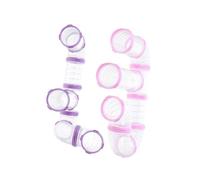 Healifty 16pcs DIY Hamster Tunnel Cage Tubes Set, Pink and Purple External Tube Connectors for Small Animals, Hamster Cage Supplies for Exploration and Play