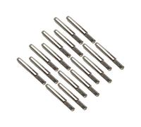 Healifty 16Pcs Silver Harp String Pins Zither Tuning Nails Lyre String Nails Fixing Pegs for Harp Lyre Musical Instruments Accessories