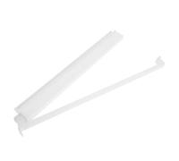 Healifty 18 Inch Plastic Mahjong Rack and Pusher White Tile Tool | For arranging and sliding tiles, reusable one-piece game accessory, home use for families and board game lovers, minimalist