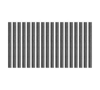 Healifty 18pcs Graphite Electrode Rod for Scientific Research and Electrolysis, Burr-free Surface with Versatile Sizes, Conductive Carbon Rods for Laboratory Professionals and Students