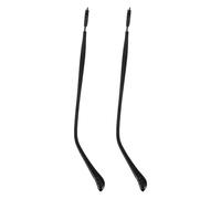 Healifty 1pair Metal Eyeglass Arm Replacement with Sleeve Ergonomic Eyewear Temple Repair Kit for Comfortable DIY Installation Fit for Office Home and Special Occasions
