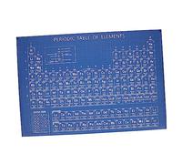 Healifty 1Pc Chemistry Periodic Table Wall Art Poster Educational Classroom Decor Elements Learning Tool Lightweight Design for Science Enthusiasts